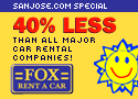 Rent a car with Fox!