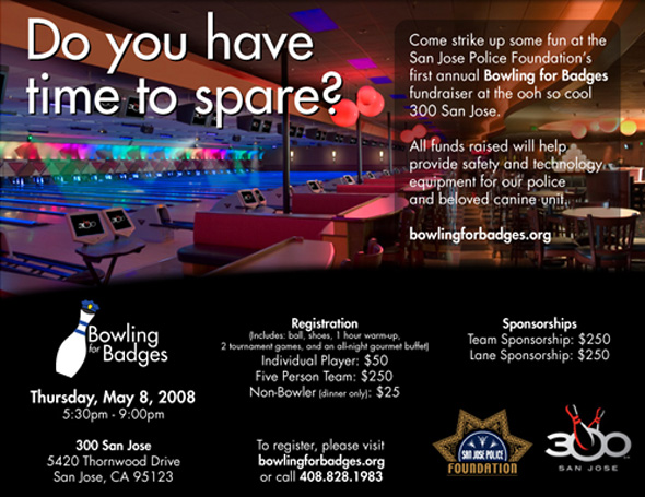 San Jose Police Foundation Bowling for badges