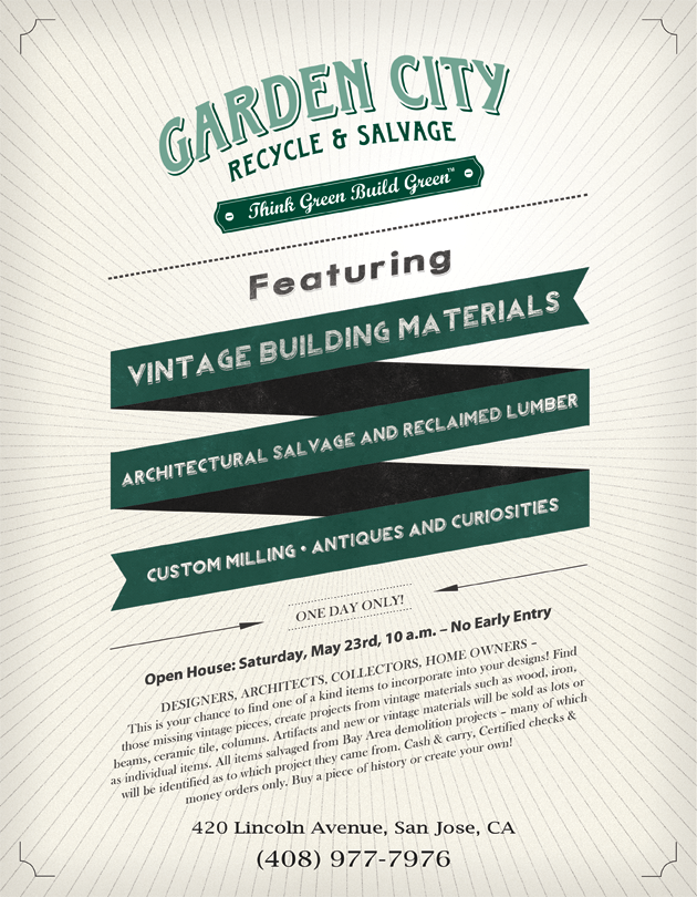 1 DAY ONLY Memorial Weekend Warehouse Sale San Jose, CA on Sat May 23, 2015 at Garden City