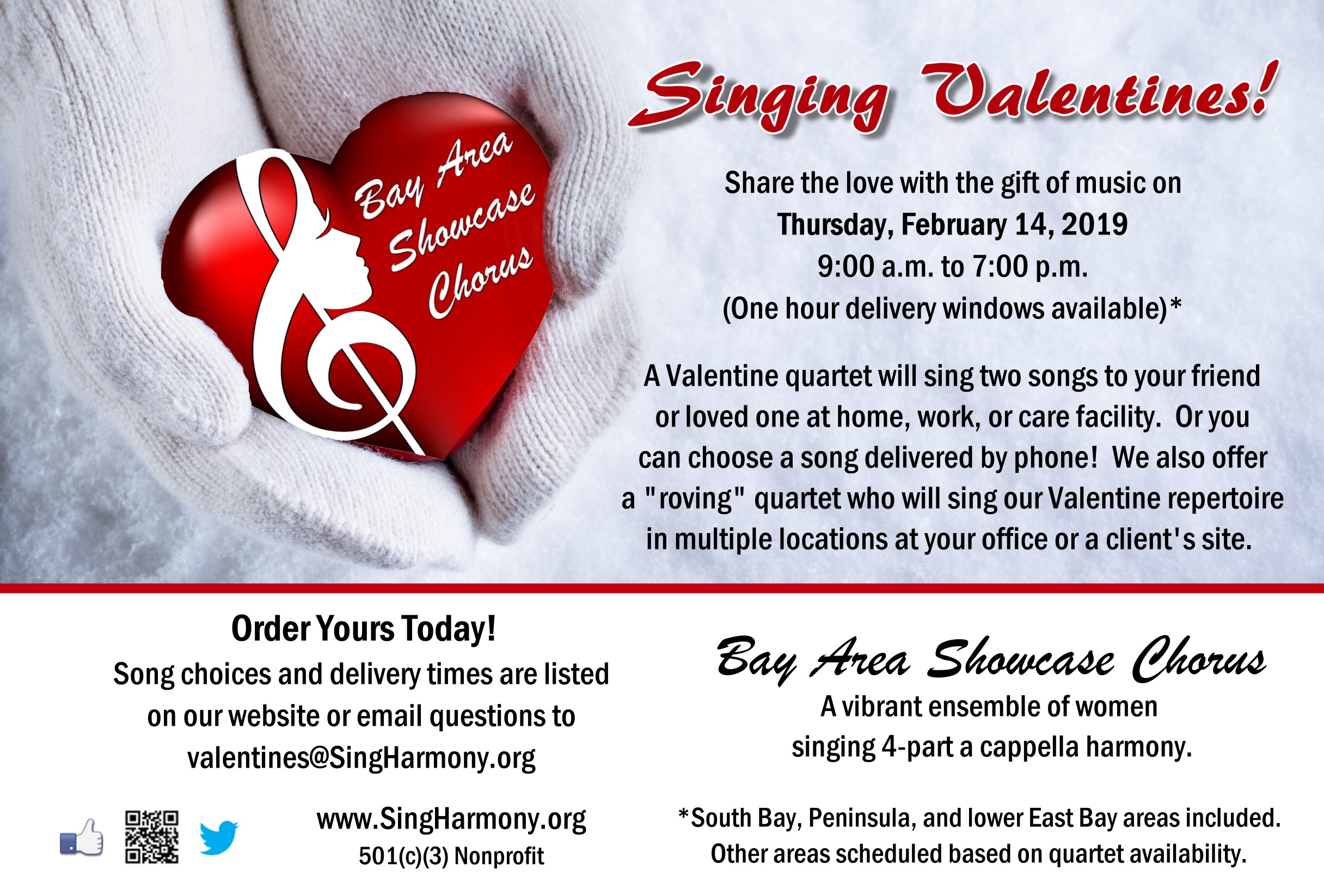 singing valentines bear