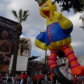Thousands turned out to see Big Bird and the rest of San Jose's annual holiday parade despite the weather.
