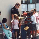 The Police Officers Associaton is taking out ads to save jobs. Pictured is councilmember Pete Constant when he was a cop.