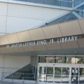 Downtown’s Dr. Martin Luther King Jr. Main Library is one of the few libraries expected to be spared from budget cuts.