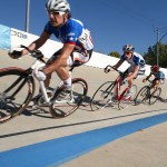 Visitors to the Velodrome are welcomed to participate in Saturday morning training sessions.