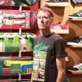 Bob Schmelzer is the longtime owner of Circle A skateboards, the only skate shop in downtown San Jose. (Photo by Justin Albert)