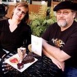 PASTRY PAIR: Betttina and Mark Pope take a break at their bakery, La Lune Sucree.