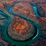 A RIVER RAN THROUGH IT:  The Colorado River Delta, once a network of lagoons, has seen water only in very wet years since 1960, the year the Glen Canyon Dam was completed. Photograph by Pete McBride