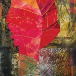 FINE FIBER: Pat Pauly's 'Pink Leaf' shows as part of the 'Quilt National.'