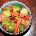 MENU MEME: Suddenly, everybody seems to be serving Brussels sprouts with bacon.