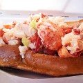 Sam’s Lobster Roll  served "naked style" is a favorite at Sam's ChowderMobile.