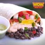 The Silog Burrito from The Wow Food Truck, serving Filipino cuisine in Silicon Valley.