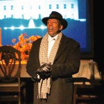 TENDING TO PRESIDENTS: James Creer stars as Alonzo Fields in Tabard's 'Looking Over the President's Shoulder.' Photograph by Edmund Kwong