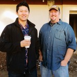 READY TO POUR: Steins owner Ted Kim and chef Colby Reade.