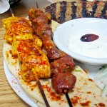STAKE HOUSE: Souvlaki specializes in meat skewers.