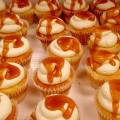 Change in all things is sweet: cupcakes, filled and dripping with house made caramel