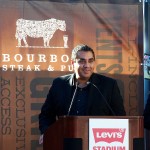 Celebrity chef Michael Mina announced a partnership at the new Levi’s Stadium that will include a South Bay edition of Mina’s Bourbon Steak eatery.