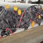 NOT A DROP TO DRINK: Andrew Schoultz's new mural in Japantown is a commentary on California's water crisis.