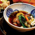 HITS THE MARX: Iroriya's duck soup serves tender breaded breast slices with mushrooms and green onions for a medley of 'textures and tastes.'
