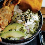 SOFT SERVE  Shell Shock's crab rice bowl offers some delicious flavor pairings. Photograph by Ngoc Ngo