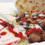 Agha’s Gyro Express serves ridiculously tasty 
and affordable lamb over rice plates.