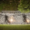 The Knight Foundation has sponsored many projects in the past, including Jim Campbell's LED display in the San Jose Museum of Art. 
 (Photo by James Ewing, Courtesy of the Madison Square Park Conservancy.)