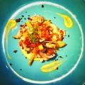 MARISCOS Y MAIZE: A creation by local chef, Marshall Reid.