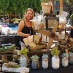 A variety of items can be found at the makers market from succulents to hand-made jewelry and house decor.