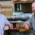 Scott and Kevin Youkilis (right) created a brewpub trifecta: good beer, bites and TVs for the big game. Photo courtesy of Loma Brewing.