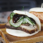 The pork belly bao at Kumino Restaurant makes an excellent on-the-go lunch.