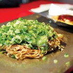 Everyday ingredients make for some tasty okonomiyaki, Osaka style.