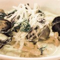 Al dente noodles and clams, mussels, prawns and scallops make the creamy seafood linguine a must-try. Photo by Ngoc Ngo,