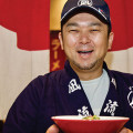 SOUPY SMILES: Lines are long at chef Satoshi Ikuta’s popular Ramen Nagi, but the service is fast and well-choreographed. Photo by John Dyke