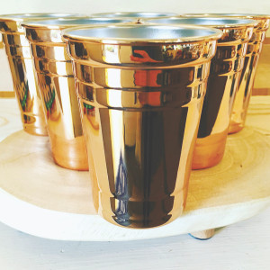 FLIPADELPHIA: Stainless steel Solo cups.