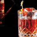 THE CUBE: Large, clear chunks of ice elevate the experience of imbibing.
